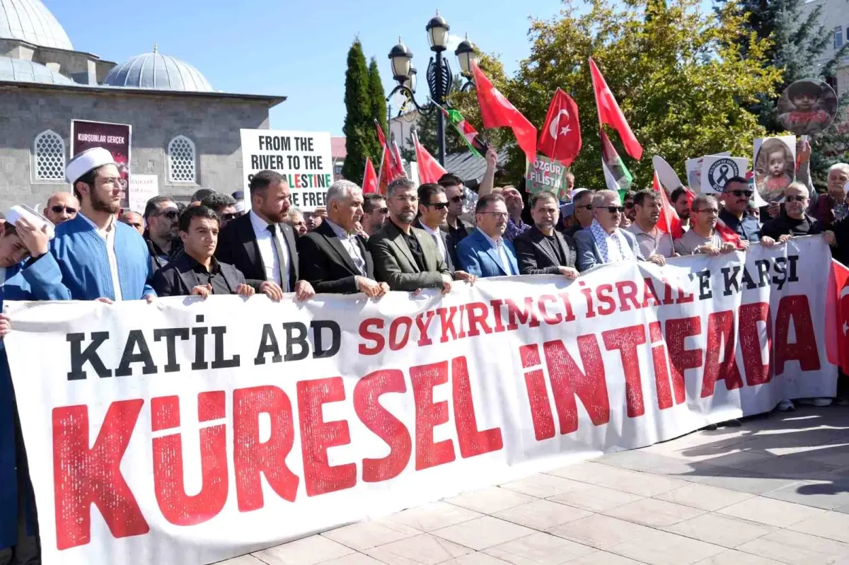 erzurumda gazze icin protesto gosterisi NYslZTb5