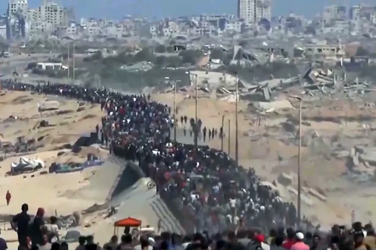 israilin cekilmesi sonrasi gazzeliler evlerine donmeye basladi I5di3RAm