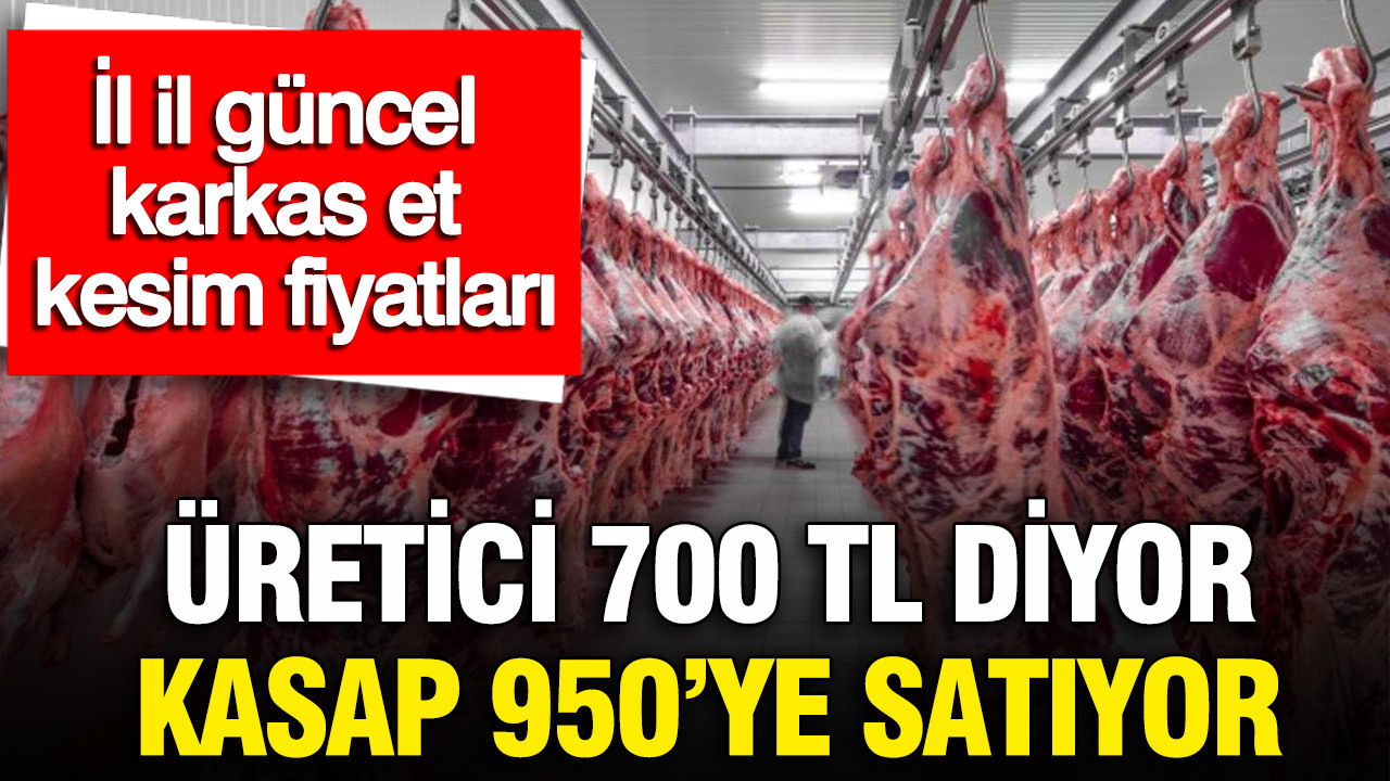 Kurban Döneminde Karkas Et Fiyatlarında 700 TL Beklentisi: İl İl Güncel Kesim Fiyatları Açıklandı