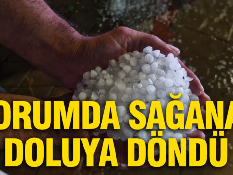 Corumda saganak doluya dondu cadde ve sokaklar beyaza burundu axT5Dhfr